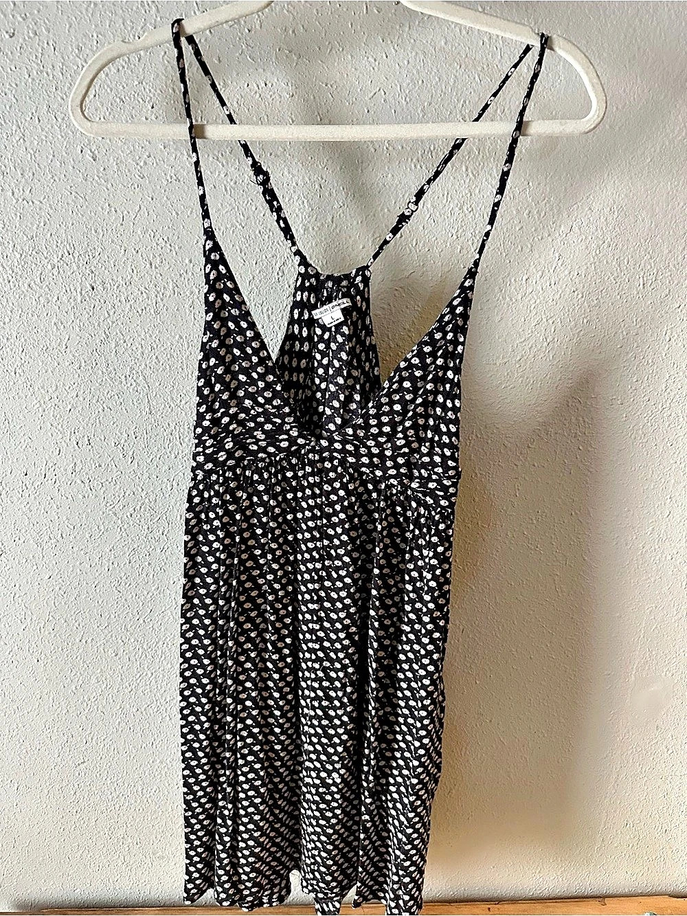 O'Neill Saltwater Solids Rilee Mini Cover-Up Dress Black & White Large